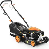 FUXTEC Tondeuse à essence FX-RM4346 - 146cc | 43cm | 3,5PS motofaucheuse | avec traction | bac de ramassage de 40L| 25kg | 4 temps | éjection arrière |800ml |jusqu'à 400m²