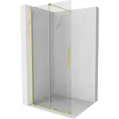 Mexen Velar paroi de douche pliante 100x200 cm Gold