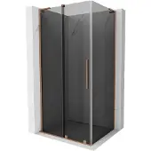 Mexen Velar L Cabine de douche 90x110 Graphite Cuivre brossé