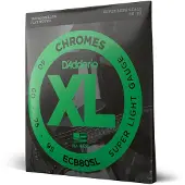 D'Addario ECB80SL Chromes Super Light 40-95 jeu de cordes pour basse électrique