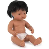 Miniland Poupée garçon sudiste avec système auditif 38 cm