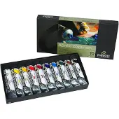 Rembrandt COFFRET CARTON 10 TUBES 40 ML ACRYLIQUE