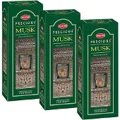 HEM Precious Musk Encens 3 Boξtes - (360 Bβtons par commande)