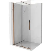 Mexen Velar paroi de douche 70x200 cm Or rose