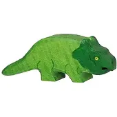 Goki Figurine Holztiger PROTOCERATOPSE - Peinte à la main - Fabrication européenne