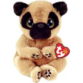 TY 40543 Peluche Beanie Bellies - Chien Izzy, 15 cm