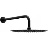 Mexen Tête de douche mince - pluie, noire (79230211-70)
