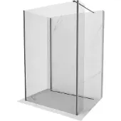Mexen Kioto Walk-in paroi de douche 140x70x40 cm Transparent 3-pièces