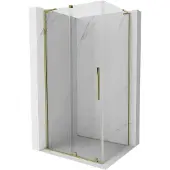 Mexen Velar L Cabine de douche 110x80, Transparent, Or