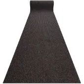 Rugsx Paillasson antidérapant pour les mètres courants GIN 7053 Liverpool extérieur, intérieur, sur caoutchouc - marron 80 cm 80x130 cm