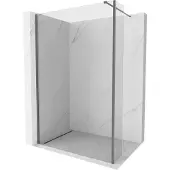 Mexen Paroi de douche Kioto 105x30 cm, transparent, gun metal