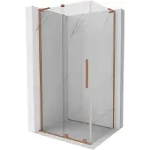 Mexen Velar L Cabine de douche 110x85cm, Cuivre brossé