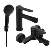 Mexen Sabre R05 set de baignoire, Noir - 72103R05-70