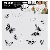 Aladine Pochoir superposable - Danseuse et papillons