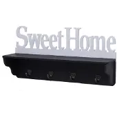 MCW Portemanteau mural -D41 Sweet Home 4 crochets