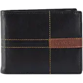 Friedrich Lederwaren Porte-monnaie en cuir noir marron protection RFID