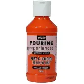 Pebeo Peinture acrylique - Pébéo - Pouring - 118 ml - Orange - Flacon