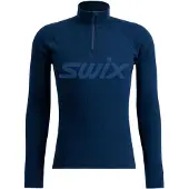 Swix T-shirt à Manches Longues Avec Demi-zip Racex Merino