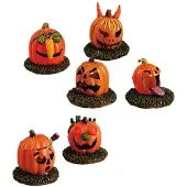Lemax Spooky Town Pumpkin People #52117 Lot de 6