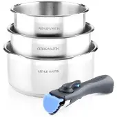 Arthur Martin Set Oale si Cratite Arthur Martin, Inox, 3 Piese