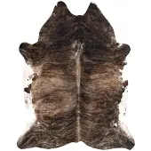 Rugsx Tapis Imitation Peau de vache, Vache G4740-1, Peau Marron 155x195 cm