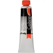 Taidepiste Cobra Study Peinture l'huile diluable l'eau - Noir ivoire, tube de 40 ml