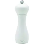 Bisetti Moulin poivre Rimini 18 cm en bois de h tre blanc avec broyeur charbon r glable, fabriqu en Italie