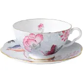 Wedgwood Ensemble tasse th et soucoupe Cuckoo 1 pi ce (lot de 1) Bleu