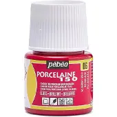 Pebeo Peinture porcelaine - Pébéo - 150 Brillant Ecarlate N06 - Flacon 45ml - Couleurs brillantes - Cuisson 150C