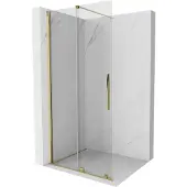 Mexen Velar paroi de douche coulissante 85x200 cm or