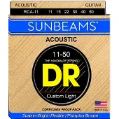 Dr Strings Cordes DR Sunbeam - Phosphor Bronze Acoustic, noyau rond 11-50