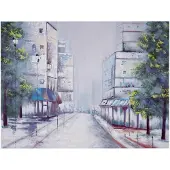 MCW Peinture à l'huile localité peinte à la main