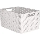 Keter Style Storage Boxl Marron Foncé (30 l, 43.60 x 32.60 x 23 cm)