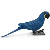 Safari D. GYACINTH MACAW Figurine - Figure d'oiseau raliste de 4,5 " - Jouet ducatif pour les filles et les enfants des garons gs de 3 ans et plus