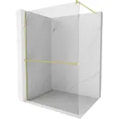Mexen Kioto+ 70x200cm Walk-in Wall, Gold Brushed