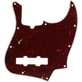 Fender Pickguard pour Jazz Bass de 10 trous Écaille de Tortue 4 Plis