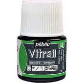 Pebeo Peinture Vitrail - - Gris Fumé - Flacon 45ml - Couleurs vives - Résistance à la lumière