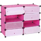 MCW Armoire à chaussures -B66, 8 compartiments