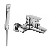 Mexen Axel R72 Mélangeur bain avec accessoires, chrome (7383R72-00)