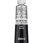 Winsor & Newton Winton oil 200ml lamp black 337 (200 ml)