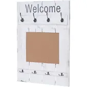 MCW Portemanteau mural -C89 avec tableau d'affichage