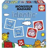 Educa Borras Identic memo Monsieur Madame