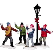 Lemax Snowball Fight! Ensemble de 4 # 32133