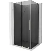 Mexen Velar L cabine de douche 110x80 graphite nickel brossé