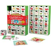 Eurographics Calendrier de l'Avent en forme de puzzle - Douceur de Noël. 1200 pièces de puzzle