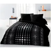 HOME LINGE PASSION Husa pilota , lavabila, negru\gri, 220x240cm