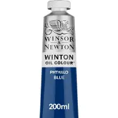 Winsor & Newton Couleur ? l'huile Winsor Newton Winton Tube de 200 ml Bleu phtalo