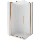 Mexen Velar L Cabine de douche 120x90cm, dépoli, cuivre brossé