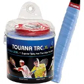 Tourna Pochette de voyage Tac Blue 30 pi ces Grip de tennis Tacky Feel