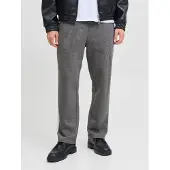 Jack & Jones Pantalon 'JPSTKarl Caspar' gris / blanc